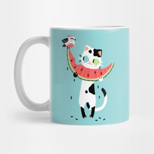 Watermelon Cat Mug
